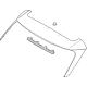 Hyundai 87210-CW000 Spoiler Assembly-RR Hyundai 87210-CW000 Spoiler Assembly-RR