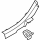 Hyundai 85875-C2000-TRY Rear Door Scuff Trim Assembly Left Hand