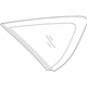 Hyundai 87810-B1150 Quarter Glass & Moulding Assembly