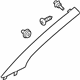 Hyundai 85810-J0000-TTX Front Pillar Trim Assembly Left Hand