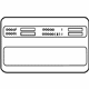 Hyundai 32450-3F713 Label Emission Control Hyundai 32450-3F713 Label Emission Control