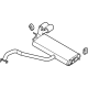Hyundai 28710-BE800 Rear Muffler Assembly Hyundai 28710-BE800 Rear Muffler Assembly