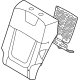 Hyundai 89350-N9010 Rear Seat Back Pad Assembly Left Hand