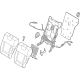 Hyundai 89300-N9010-KIE Rear Seat Back Assembly Left Hand