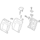 Hyundai 89400-BE040-S2Y Rear Seat Back Assembly Right Hand Hyundai 89400-BE040-S2Y Rear Seat Back Assembly Right Hand