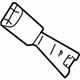 Hyundai 88830-1E500-OR Front Seat Belt Buckle Assembly Left Hand Hyundai 88830-1E500-OR Front Seat Belt Buckle Assembly Left Hand