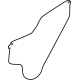 Hyundai 83391-BE000 SEAL-RR DR TRIM LH Hyundai 83391-BE000 SEAL-RR DR TRIM LH