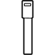 Hyundai 81996-AA540 KEY-BLANKING PIC Hyundai 81996-AA540 KEY-BLANKING PIC