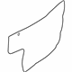 Hyundai 82391-J9000 Front Door Trim Seal Left Hand