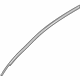 Hyundai 86372-F2000 Black Tape-Front Door Frame Upper,RH Hyundai 86372-F2000 Black Tape-Front Door Frame Upper,RH