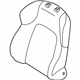 Hyundai 88460-2C100-EBT Front Driver Side Seat Back Covering Hyundai 88460-2C100-EBT Front Driver Side Seat Back Covering
