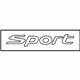 Hyundai 86312-G3000 Sport Emblem Hyundai 86312-G3000 Sport Emblem