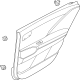 Hyundai 83305-KL000-NMZ Rear Door Trim Panel Assembly Left Hand