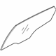 Hyundai 83411-3V010 Rear Door Window Glass Left Hand