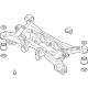 Hyundai 55405-P2000 Rear Crossmember Hyundai 55405-P2000 Rear Crossmember