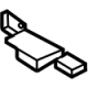 Hyundai 86637-PI000 Rear Beam Lower Bracket MTG Hyundai 86637-PI000 Rear Beam Lower Bracket MTG
