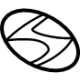 Hyundai 86300-IB000 Emblem Hyundai 86300-IB000 Emblem