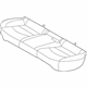 Hyundai 89160-G3000-PXD Rear Seat Cushion Covering Assembly Hyundai 89160-G3000-PXD Rear Seat Cushion Covering Assembly