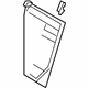 Hyundai 89410-1E060 Frame & Lock Assembly-Rear Seat Back