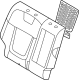 Hyundai 89450-N9010 Rear Seat Back Pad Assembly Right Hand