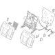 Hyundai 89400-N9310-KIE Rear Seat Back Assembly Right Hand