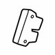 Hyundai 89431-2C000 Lock Assembly Rear Seat Back Right Hand