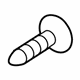 Hyundai 12493-03109-B Flange Head Tapping Screw Hyundai 12493-03109-B Flange Head Tapping Screw