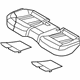 Hyundai 89100-B1000-PPR Rear Seat Cushion Assembly Hyundai 89100-B1000-PPR Rear Seat Cushion Assembly