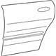 Hyundai 77111-38100 Rear Door Outer Panel Left Hand Hyundai 77111-38100 Rear Door Outer Panel Left Hand