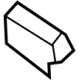 Hyundai 87233-1R000 Piece-Roof Garnish End Front,LH Hyundai 87233-1R000 Piece-Roof Garnish End Front,LH