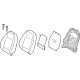Hyundai 88400-J9642-PUR Front Seat Back Assembly Right Hand