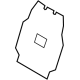 Hyundai 88345-AA000 COVER-FR BACK ANTI NOISE Hyundai 88345-AA000 COVER-FR BACK ANTI NOISE