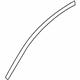 Hyundai 86372-J9000 Black Tape-Front Door Frame Upper,RH Hyundai 86372-J9000 Black Tape-Front Door Frame Upper,RH