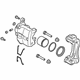 Hyundai 58180-S0A00 Brake Caliper Kit Left Hand Hyundai 58180-S0A00 Brake Caliper Kit Left Hand