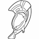 Hyundai 51755-K9000 Cover-FR Brake Disc Dust LH Hyundai 51755-K9000 Cover-FR Brake Disc Dust LH