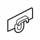 Hyundai 86613-1F000 Bracket-Rear Bumper Side Mounting,LH Hyundai 86613-1F000 Bracket-Rear Bumper Side Mounting,LH