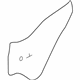 Hyundai 83391-J0010 Rear Door Trim Seal Left Hand