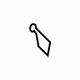 Hyundai 86688-F2500 Cap-Rear Hook Hyundai 86688-F2500 Cap-Rear Hook