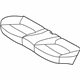 Hyundai 89160-1R100-N2A Rear Seat Cushion Cover Hyundai 89160-1R100-N2A Rear Seat Cushion Cover