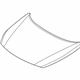 Hyundai 66400-C1500 Hood Panel Assembly