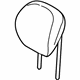 Hyundai 88700-B1500-PPR Front Seat Headrest Assembly Hyundai 88700-B1500-PPR Front Seat Headrest Assembly