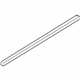 Hyundai 82231-G3000 Front Door Belt Weatherstrip Inside Left Hand Hyundai 82231-G3000 Front Door Belt Weatherstrip Inside Left Hand
