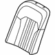 Hyundai 89460-D2010-NNI Rear Right Hand Seat Back Cover