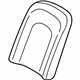 Hyundai 89450-D2000 Rear Seat Back Pad Assembly Right Hand