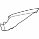 Hyundai 85850-3Y000-HZ Rear Pillar Trim Assembly Left Hand