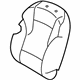 Hyundai 88360-4R300-Y5S Front Driver Side Seat Back Covering Hyundai 88360-4R300-Y5S Front Driver Side Seat Back Covering