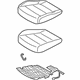 Hyundai 88100-J0000-PJR Front Seat Cushion Assembly Left Hand