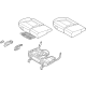 Hyundai 89200-CW010-KIE 2nd Seat Cushion Assembly Right Hand Hyundai 89200-CW010-KIE 2nd Seat Cushion Assembly Right Hand