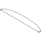 Hyundai 85625-D2700-NNB Trim Assembly-Package Tray RR Hyundai 85625-D2700-NNB Trim Assembly-Package Tray RR