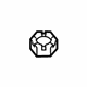 Hyundai 51768-2M000 Nut-Castle Hyundai 51768-2M000 Nut-Castle